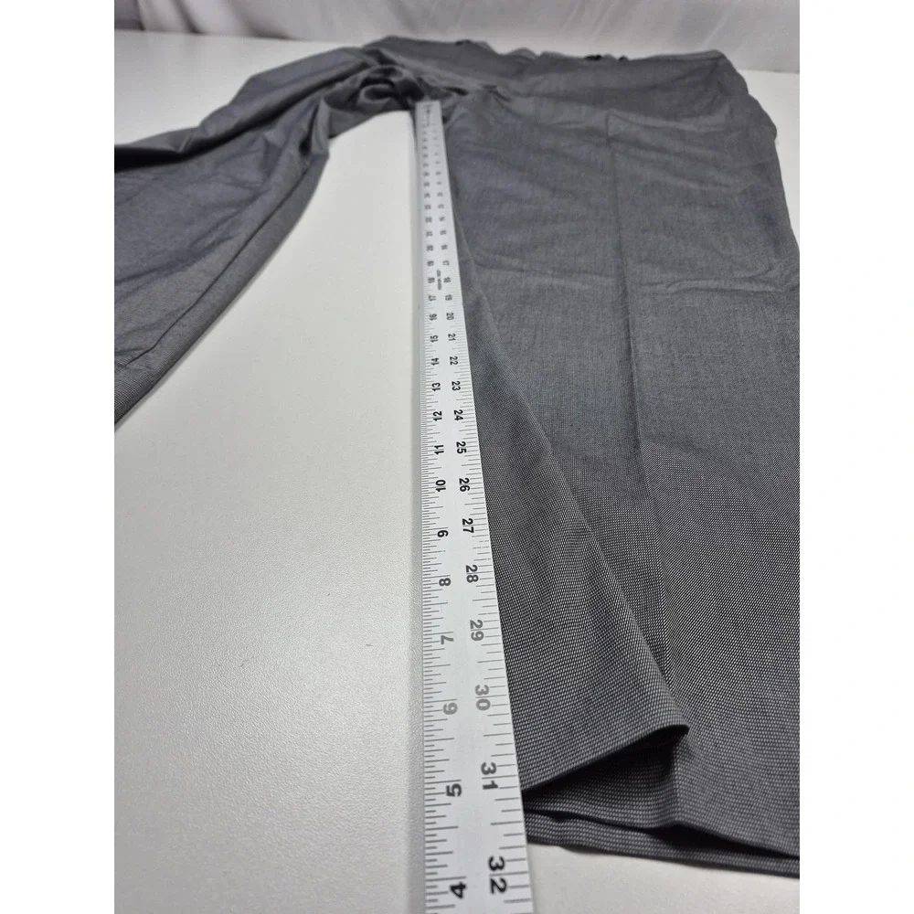 Banana Republic Dress Pants Mens 44x32 Gray Slim Fit Non Iron Stretch Cotton